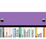 WhiteCoat Clipboard® Trifold - Lilac Physical Therapy Edition